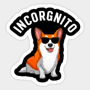 Funny Corgi Sticker